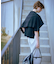 【洗える】RAYON ELITE STRETCH クルーネック カーディガン