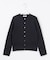 【洗える】RAYON ELITE STRETCH クルーネック カーディガン