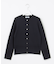 【洗える】RAYON ELITE STRETCH クルーネック カーディガン