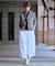 【WEB限定カラーあり・洗える】FINE SLEEVELESS ニット タンクトップ