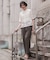 【WEB限定カラーあり・洗える】FINE SLEEVELESS ニット タンクトップ