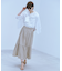 【洗える・接触冷感・吸水速乾】麻SOLID バンドカラー シャツ ブラウス
