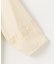 【WEB限定・洗える】ストライプ キーネック ブラウス