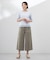 【洗える】GORIAN TWILL クロップド パンツ