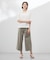 【洗える】GORIAN TWILL クロップド パンツ