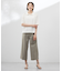 【洗える】GORIAN TWILL クロップド パンツ