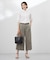 【洗える】GORIAN TWILL クロップド パンツ
