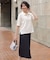 【洗える】COTTON POLYESTER ニットポロ