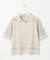 【洗える】COTTON POLYESTER ニットポロ