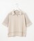 【洗える】COTTON POLYESTER ニットポロ