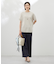 【洗える】COTTON POLYESTER 袖ボタン ニット