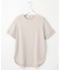 【洗える】COTTON POLYESTER 袖ボタン ニット