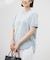 【洗える】COTTON POLYESTER 袖ボタン ニット