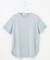 【洗える】COTTON POLYESTER 袖ボタン ニット
