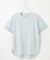 【洗える】COTTON POLYESTER 袖ボタン ニット