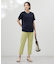 【洗える】COTTON POLYESTER 袖ボタン ニット