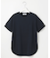 【洗える】COTTON POLYESTER 袖ボタン ニット
