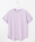 【洗える】COTTON POLYESTER 袖ボタン ニット
