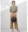 【WEB限定カラーあり・洗える】Sheer Vis リネン バンドカラー ブラウス
