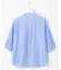 【WEB限定カラーあり・洗える】Sheer Vis リネン バンドカラー ブラウス