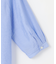 【WEB限定カラーあり・洗える】Sheer Vis リネン バンドカラー ブラウス