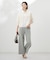 【洗える】Sheer Vis リネン ノーカラー ブルゾン