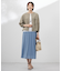 【洗える】Sheer Vis リネン ノーカラー ブルゾン