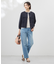 【洗える】Sheer Vis リネン ノーカラー ブルゾン