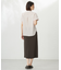 【WEB限定カラーあり・洗える・接触冷感・吸水速乾】Lightジョーゼット ナロー スカート