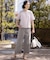【セットアップ対応・洗える・撥水】コットンFITTY ストレート パンツ