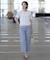 【セットアップ対応・洗える・撥水】コットンFITTY ストレート パンツ