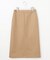 【洗える】シャンブレーサテン ナロー スカート