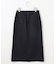 【洗える】シャンブレーサテン ナロー スカート