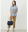 【WEB限定・洗える】シャンブレーサテン テーパード パンツ