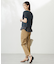 【WEB限定・洗える】シャンブレーサテン テーパード パンツ