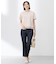【WEB限定・洗える】シャンブレーサテン テーパード パンツ