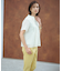 【WEB限定カラーあり・洗える】シアーチェック カットソー