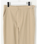 【洗える】セルロースリネンストレッチ テーパード パンツ