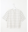 【洗える】SHEER チェック フレアスリーブ ブラウス