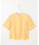 【洗える】SHEER チェック フレアスリーブ ブラウス