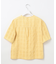 【洗える】SHEER チェック フレアスリーブ ブラウス