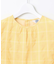 【洗える】SHEER チェック フレアスリーブ ブラウス