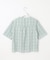 【洗える】SHEER チェック フレアスリーブ ブラウス