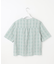 【洗える】SHEER チェック フレアスリーブ ブラウス