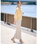 【洗える】SHEER チェック シャツ ブラウス