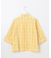 【洗える】SHEER チェック シャツ ブラウス