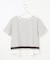 【洗える】パネルボーダー Tシャツ