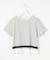 【洗える】パネルボーダー Tシャツ