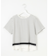 【洗える】パネルボーダー Tシャツ