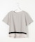 【洗える】パネルボーダー Tシャツ